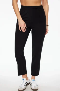 Pants | Slim Leg Pants-Dynamite Pleated Slim Pants Black