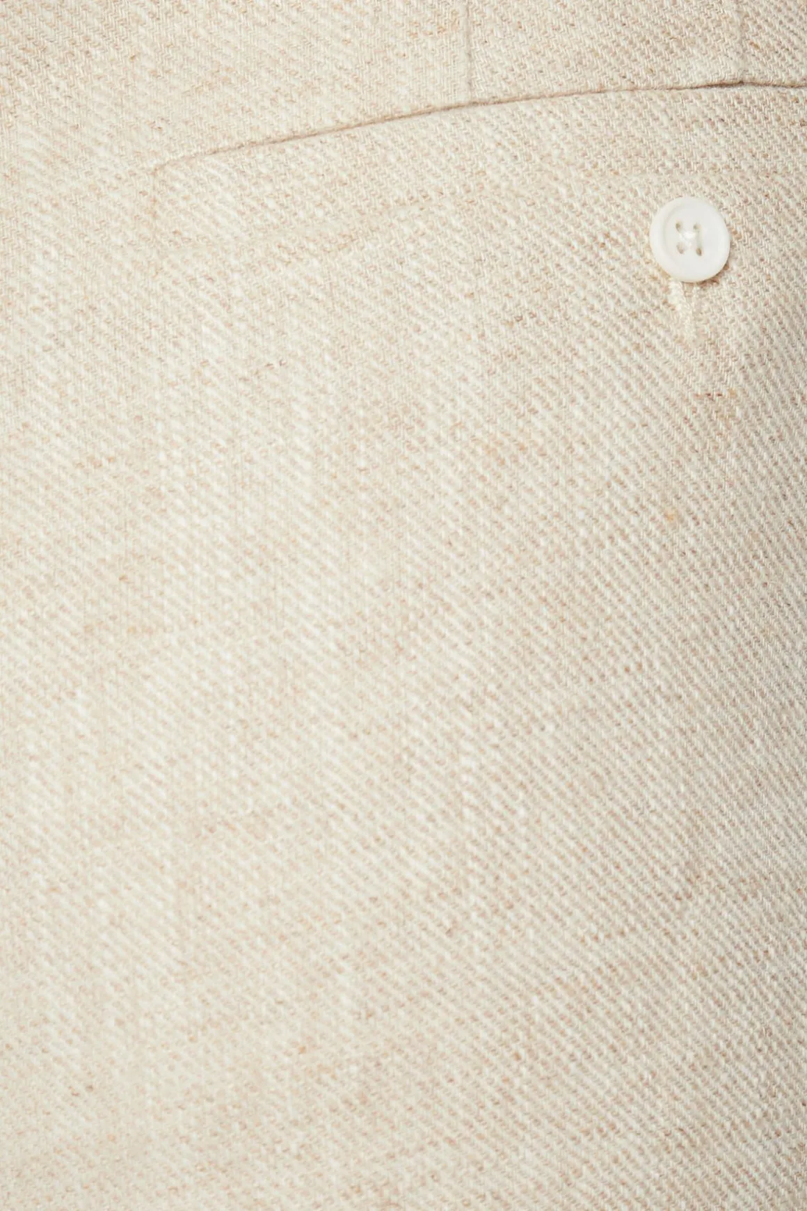 Pants | Straight Leg Pants-Dynamite Pleated Straight Linen Pants Brown