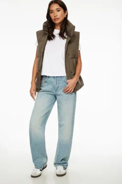 Coats & Jackets | Classic Coats-Dynamite Quilted Puffer Vest Brown