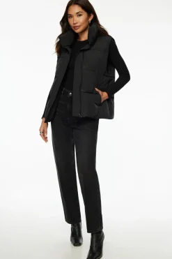 Coats & Jackets | Classic Coats-Dynamite Quilted Puffer Vest Black