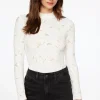 Tees & Tanks | Tees & Tanks-Dynamite Quinn Lace Bodysuit White