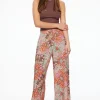 Pants | Wide Leg Pants-Dynamite Rafaelle Wide Leg Pants Brown