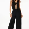 Pants | Wide Leg Pants-Dynamite Rafaelle Wide Leg Pants Black