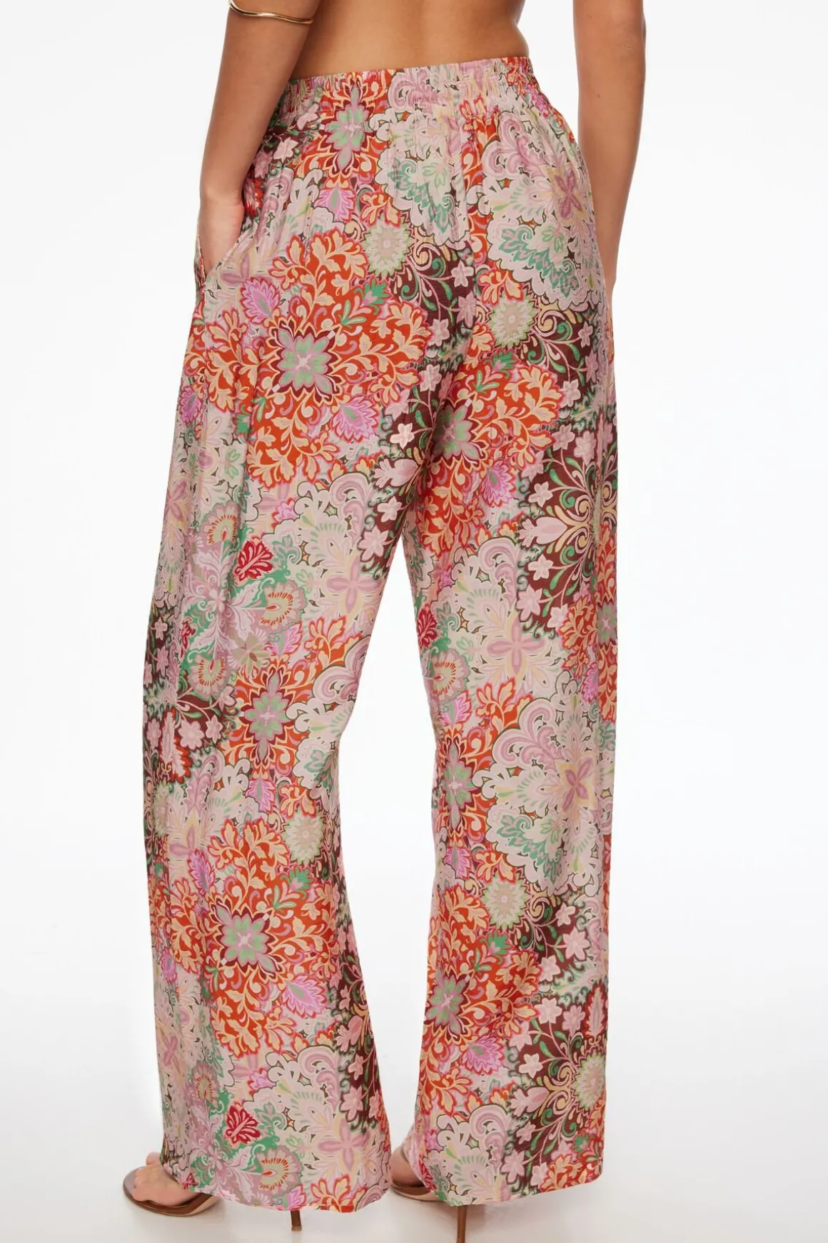 Pants | Wide Leg Pants-Dynamite Rafaelle Wide Leg Pants Brown