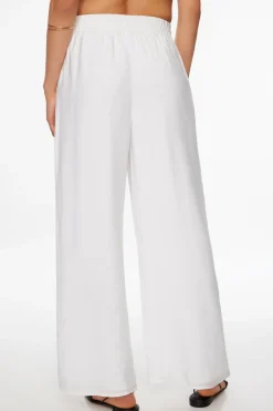 Pants | Wide Leg Pants-Dynamite Rafaelle Wide Leg Pants White