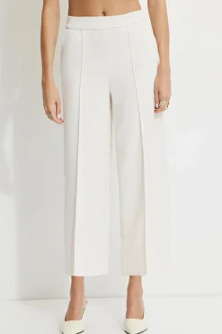 Pants | Straight Leg Pants-Dynamite Relaxed Ankle Pants Beige