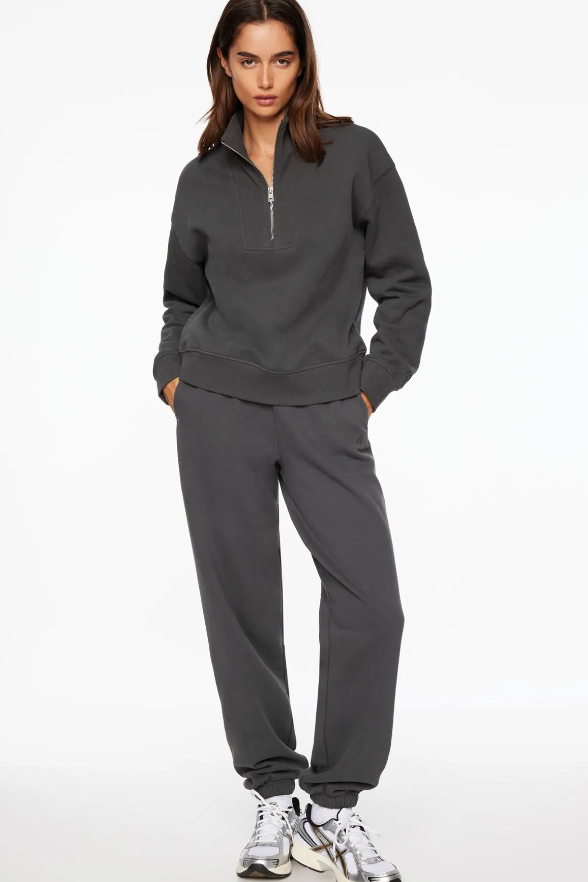 Pants-Dynamite Relaxed Jogger Pants Grey