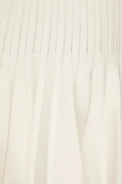 Skirts & Skorts | Skirts-Dynamite Ribbed A-Line Mini Skirt White
