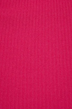 Dresses & Jumpsuits | Midi & Maxi Dresses-Dynamite Ribbed Bodycon Midi Dress Pink