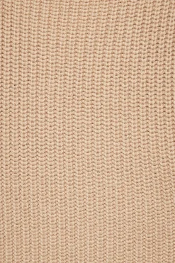 Dresses & Jumpsuits | Sweater Dresses-Dynamite Ribbed Bodycon Midi Dress Brown