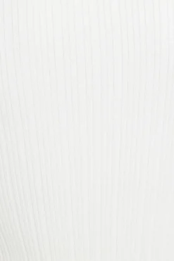 Sweaters & Cardigans | Sweaters-Dynamite Ribbed Flyaway Cardigan White