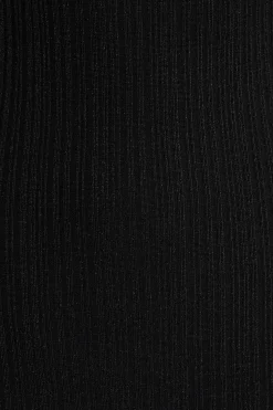 Dresses & Jumpsuits | New Dresses-Dynamite Ribbed Metallic Mini Dress Black
