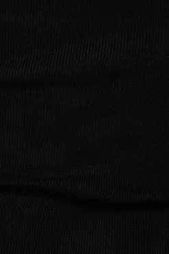 Dresses & Jumpsuits | New Dresses-Dynamite Ribbed Off Shoulder Mini Dress Black