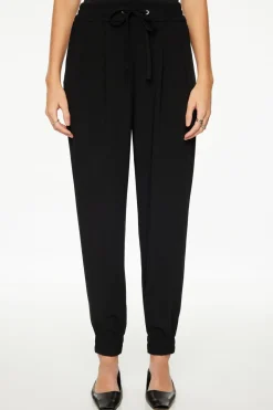 Pants-Dynamite Sacha Twill Jogger Pants Black