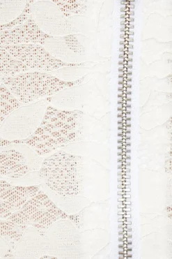 Blouses & Tops | Blouses & Tops-Dynamite Saige Lace Square Neck Corset Top White