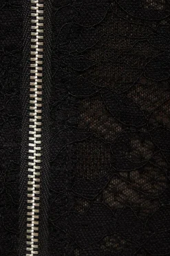 Blouses & Tops | Blouses & Tops-Dynamite Saige Lace Square Neck Corset Top Black