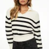 Sweaters & Cardigans | Online Exclusives-Dynamite Sailor Collar Sweater White