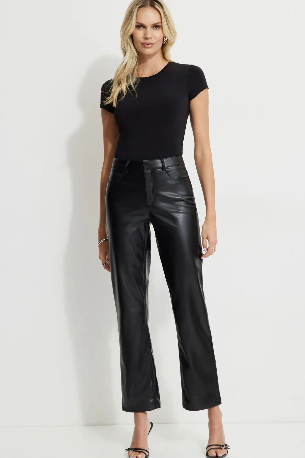 Tees & Tanks | Online Exclusives-Dynamite Sculpt Crewneck Bodysuit Black