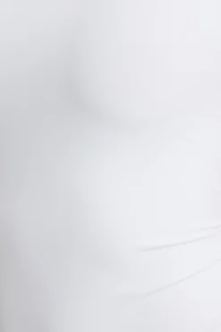 Tees & Tanks | Online Exclusives-Dynamite Sculpt Crewneck Bodysuit White