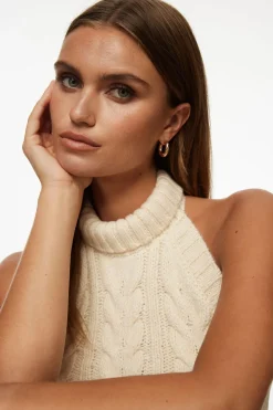 Earrings-Dynamite Seamless Mini Hoop Earrings Yellow