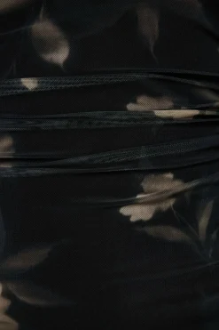 Dresses & Jumpsuits | Midi & Maxi Dresses-Dynamite Serene Shirred Maxi Dress Black