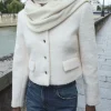 Blazers & Vests | Coats & Jackets-Dynamite Short Bouclé Blazer White