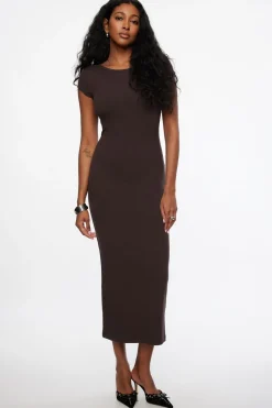 Dresses & Jumpsuits | Midi & Maxi Dresses-Dynamite Skye Open Back Midi Dress BROBEI