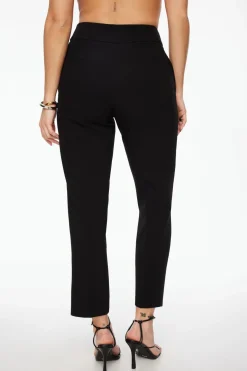 Pants | Slim Leg Pants-Dynamite Slim Pintuck Ankle Pants Black