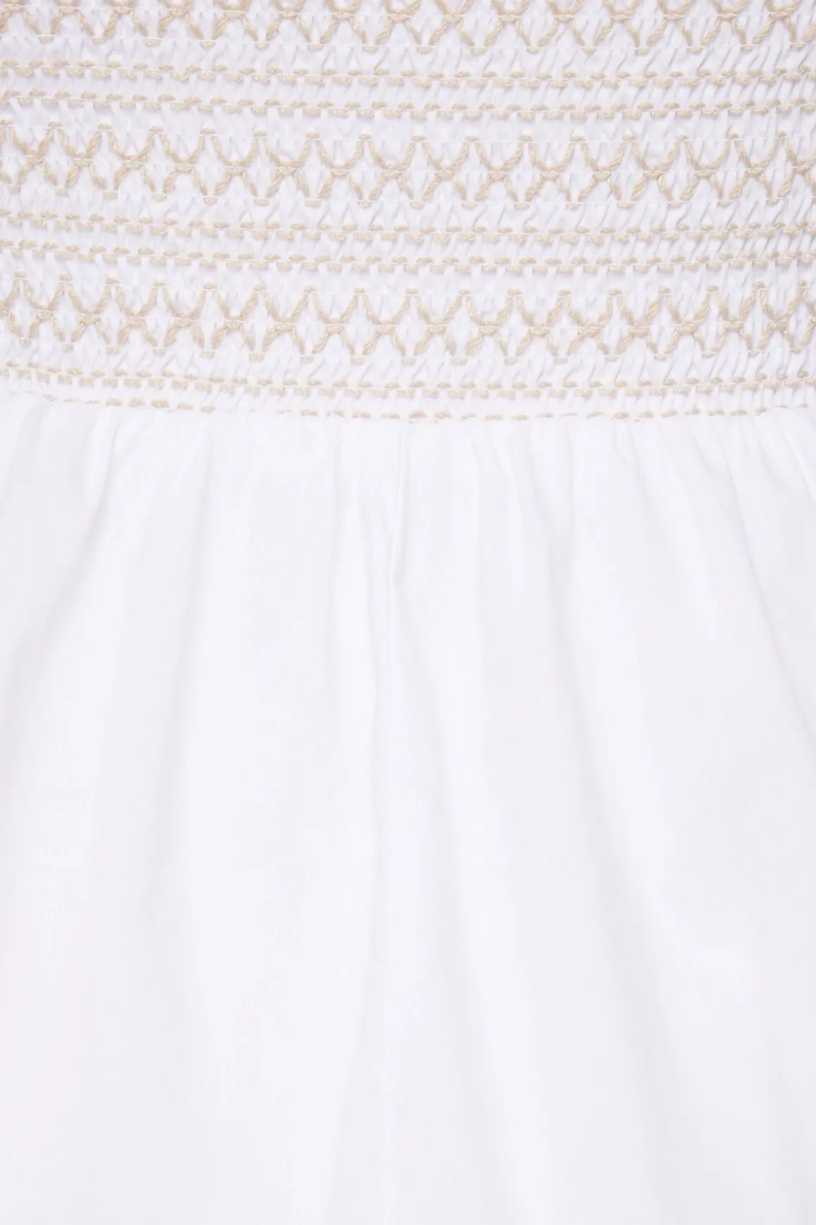 Dresses & Jumpsuits | Mini Dresses-Dynamite Smocked Flare Mini Dress White