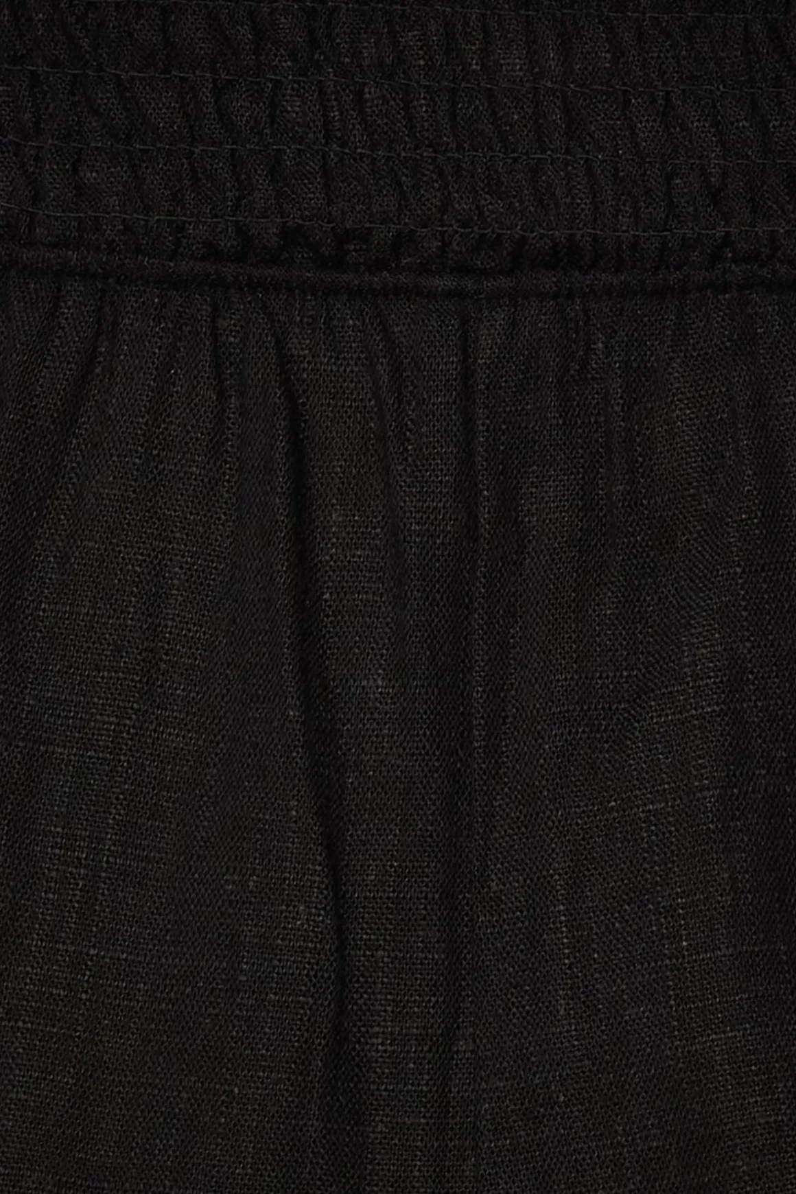 Dresses & Jumpsuits | Jumpsuits & Rompers-Dynamite Smocked Linen Tube Jumpsuit Black