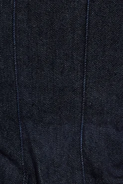 Blouses & Tops | Jeans & Denim-Dynamite Snap Front Denim Corset Top Blue