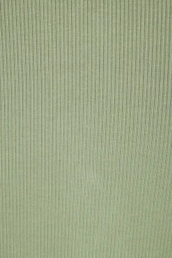 Tees & Tanks | Tees & Tanks-Dynamite Snap Front Ribbed Tank Top Green