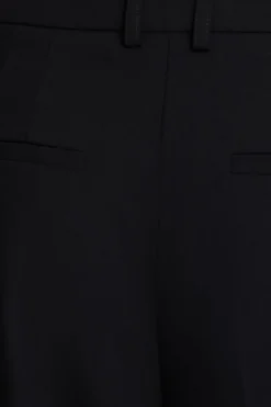 Pants | Straight Leg Pants-Dynamite Sofia Pleated Straight Leg Pants Black