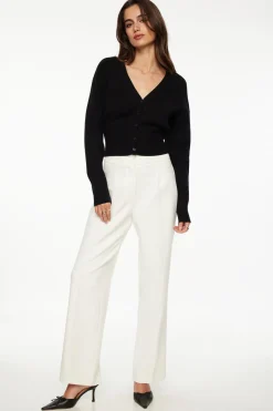 Pants | Online Exclusives-Dynamite Straight Leg Relaxed Pants White