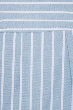 Skirts & Skorts | Skirts-Dynamite Striped Pleated Mini Skort Blue