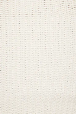 Sweaters | Sleeveless Tops-Dynamite Sweater Tank Top White