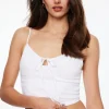 Blouses & Tops | Blouses & Tops-Dynamite Sweetheart Bustier Top White