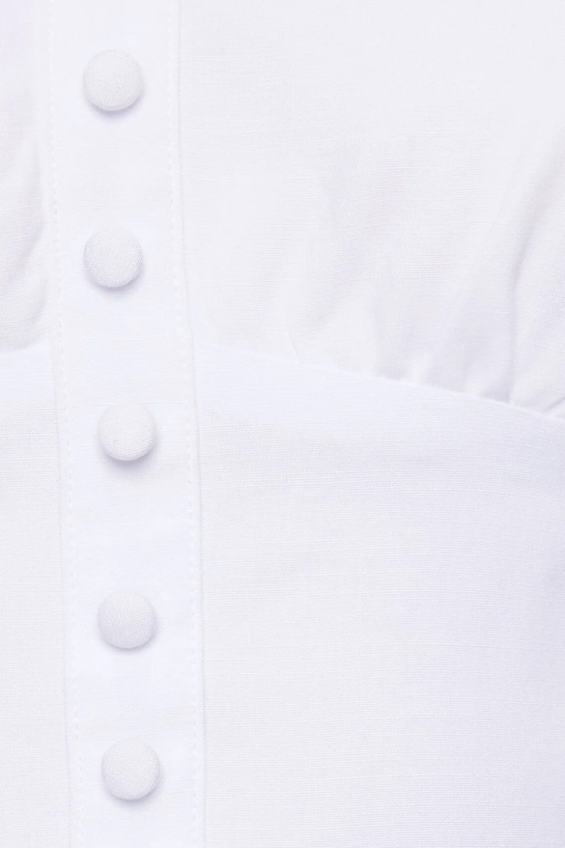 Blouses & Tops | Blouses & Tops-Dynamite Sweetheart Corset Linen Top White