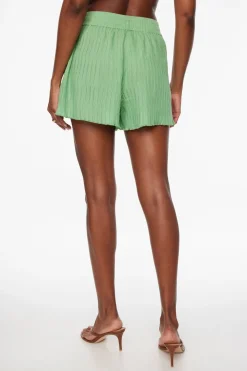 Shorts | Shorts-Dynamite Tatiana Crinkled Shorts Green