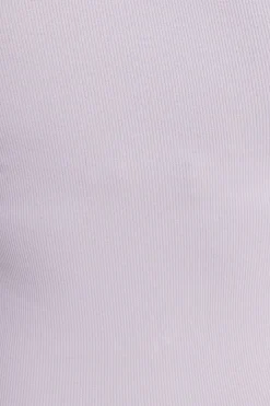 Tees & Tanks | Online Exclusives-Dynamite Tedi Ribbed Long Sleeve T Shirt Purple