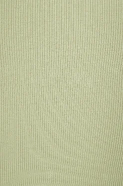 Tees & Tanks | Sleeveless Tops-Dynamite Tedi Ribbed Tank Top Green