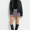 Skirts & Skorts | Matching Sets-Dynamite Tweed Mini Skirt Purple