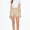 Shorts | Shorts-Dynamite Utility High Waisted Shorts Brown