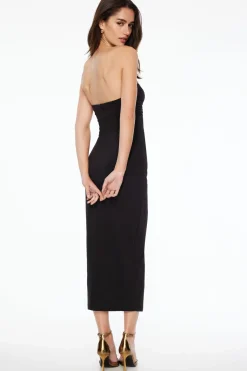 Dresses & Jumpsuits | Midi & Maxi Dresses-Dynamite U-Wire Maxi Tube Dress Black