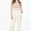 Pants | Straight Leg Pants-Dynamite Yasmin Straight Leg Pants White