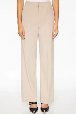 Straight Leg Pants | Short & Long Lengths-Dynamite Yasmin Straight Leg Pants Brown