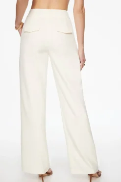 Pants | Straight Leg Pants-Dynamite Yasmin Straight Leg Pants White