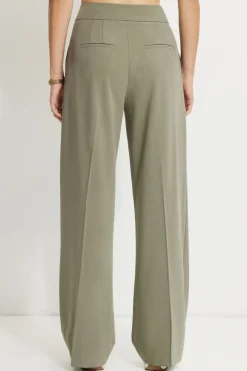 Pants | Straight Leg Pants-Dynamite Yasmin Straight Leg Pants Green
