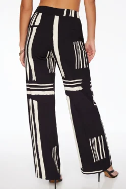 Pants | Straight Leg Pants-Dynamite Yasmin Straight Leg Pants Black