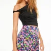 Skirts & Skorts | Skirts-Dynamite Zoey Printed Satin Mini Skirt Purple